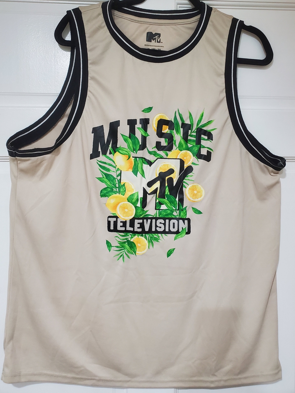 MTV Lemons Mesh Basketball Jersey Tank Top - Men's XL (Mad Engine)
